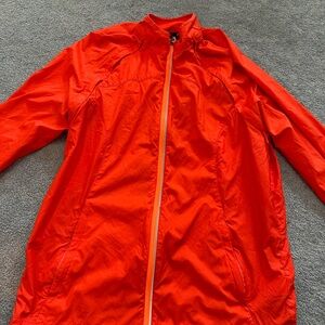 Bright Orange Lightweight Zip-Front Jacket H&M Windbraker for sport